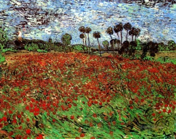 Vincent Van Gogh Painting - Field with Poppies Vincent van Gogh